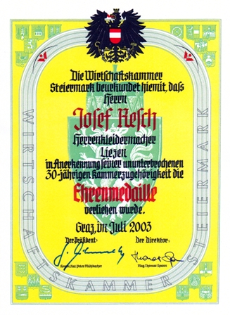 30 jahre kammerzugehoerigkeitjpg